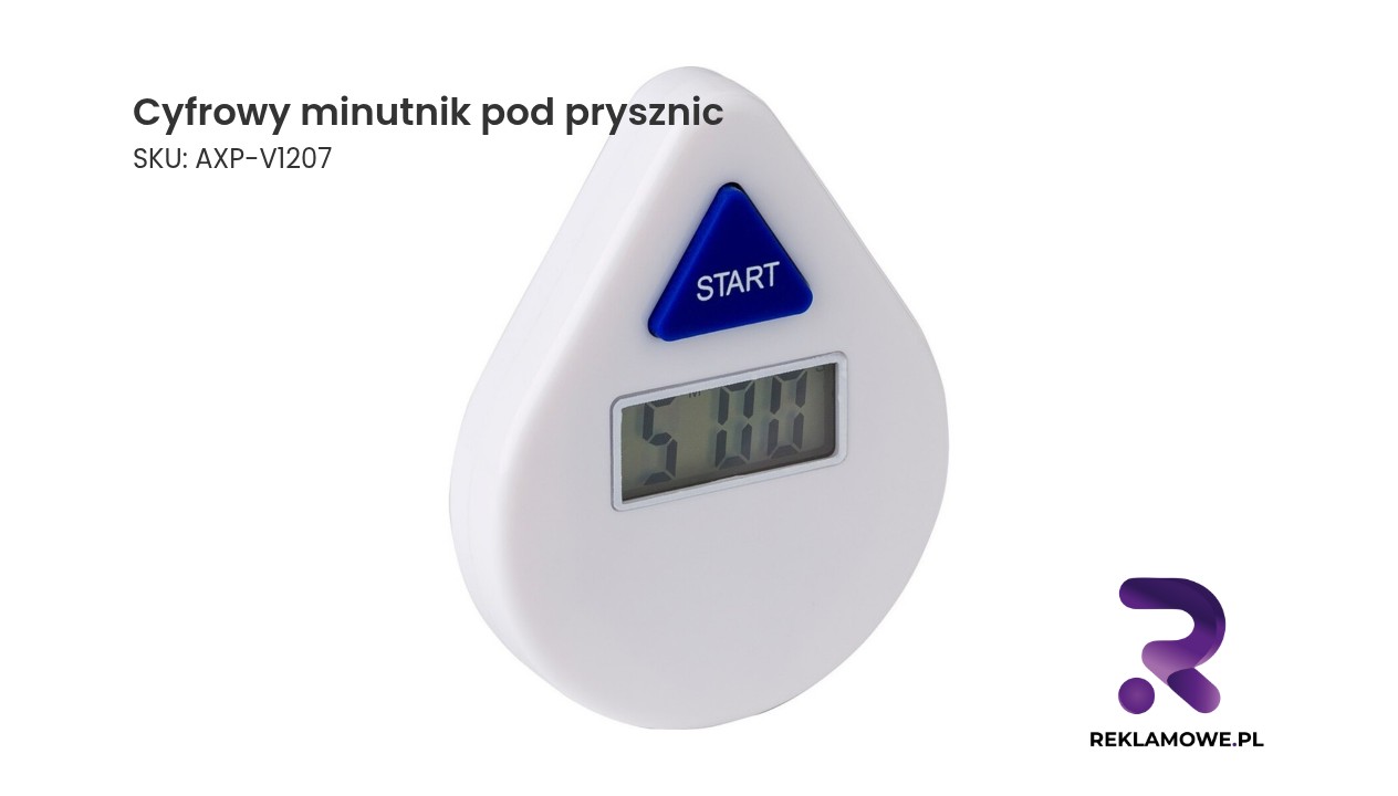 Cyfrowy minutnik pod prysznic