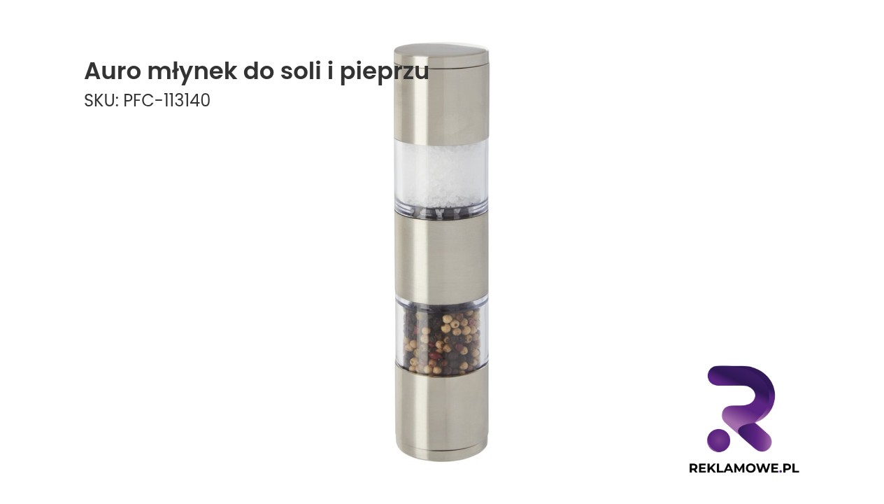 Auro młynek do soli i pieprzu – elegancki młynek do przypraw