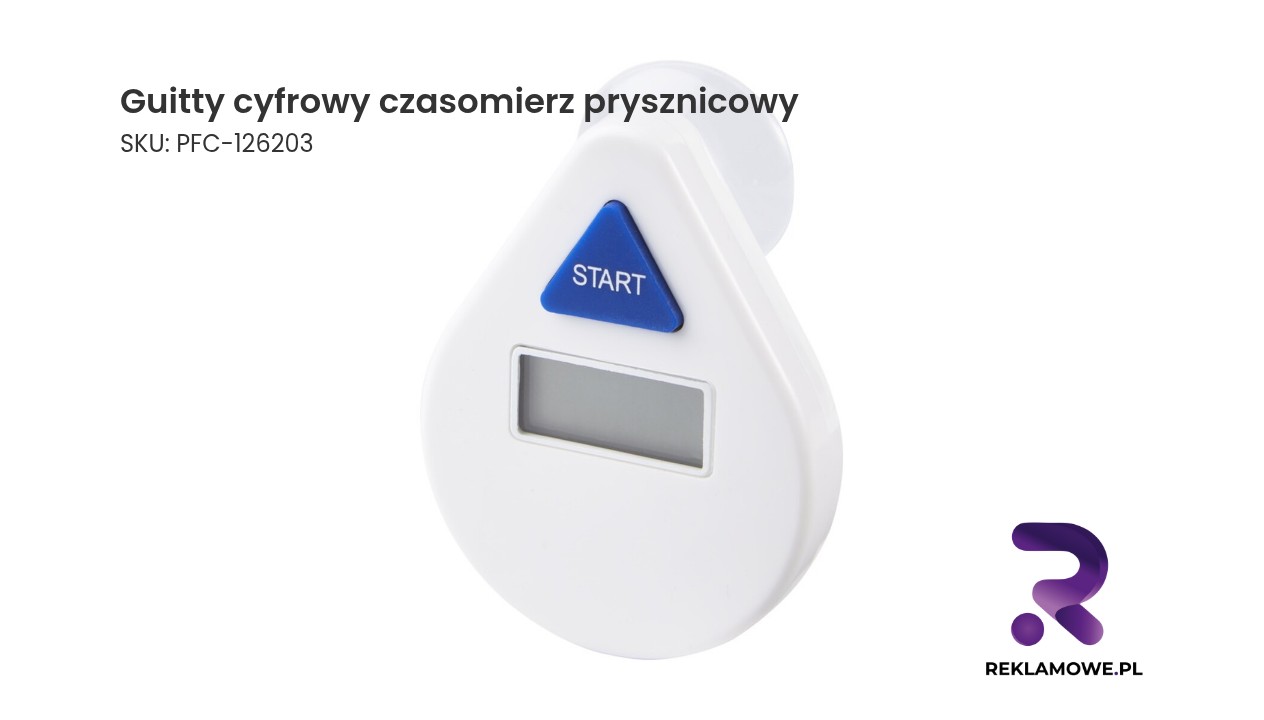 Guitty cyfrowy czasomierz prysznicowy Guitty cyfrowy czasomierz prysznicowy – elektroniczny timer pod prysznic