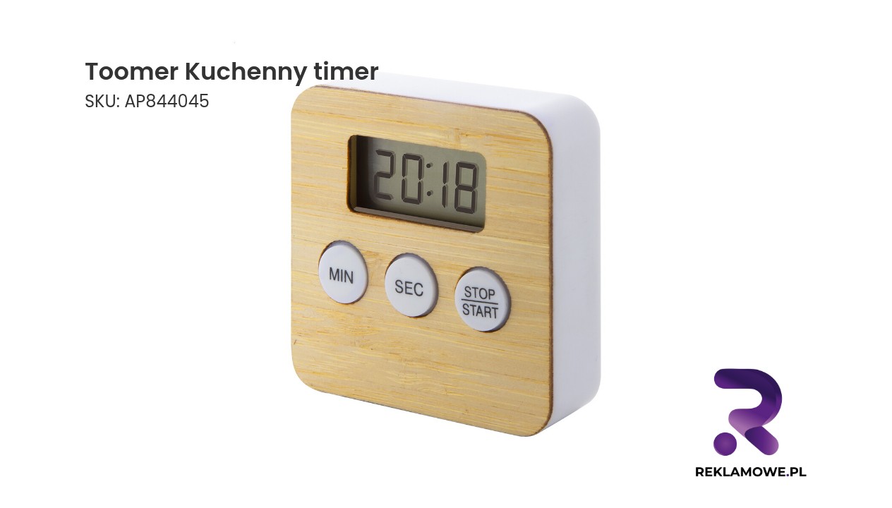 Toomer Kuchenny timer Toomer kuchenny timer - praktyczny minutnik kuchenny do precyzyjnego odmierzania czasu